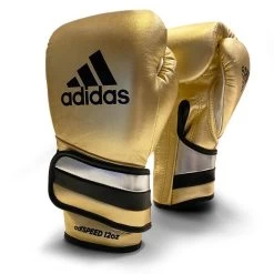 Adidas AdiSpeed Metallic Boxing Gloves - Velcro