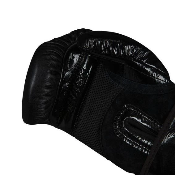 TITLE Black Blitz Sparring Gloves - Velcro - Image 3