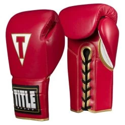 TITLE Boxeo Mexican Leather Training Gloves Quatro - Lace